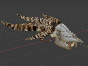 CR&Acirc;NE DE D&Eacute;MON Modèle 3D