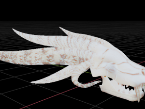 DEMON SKULL Modello 3D
