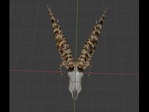 CR&Acirc;NE DE D&Eacute;MON Modèle 3D