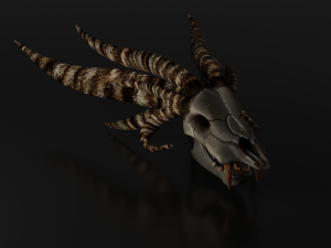DEMON SKULL Modello 3D