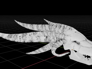 DEMON SKULL Modello 3D