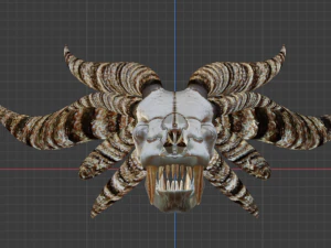 CR&Acirc;NE DE D&Eacute;MON Modèle 3D