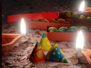 ANAR BOMB - ІНДІЙСЬКА ФАЙР КРЕКЕР 3D Модель