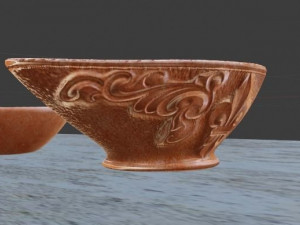 Oil Lamp - INDIAN DIYA Modello 3D