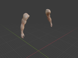 ARMS 3D MODEL - AR - VR - GAME READY 3D Model