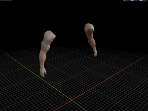 ARMS 3D MODEL - AR - VR - GAME READY 3D Model