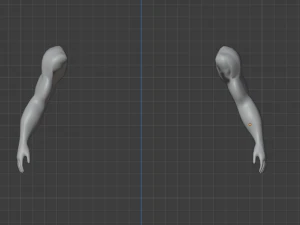 ARMS 3D MODEL - AR - VR - GAME READY 3D Model