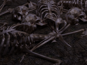 SKELETON 3D MODELS - AR - VR - GAME READY 3D Model