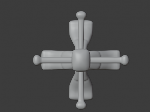 MANNEQUIN 3D MODEL - AR - VR - GAME READY Low-poly 3D 모델