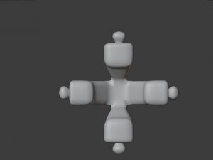 MANNEQUIN 3D MODEL - AR - VR - GAME READY Low-poly 3D 모델