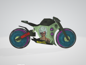 punk bike 3Dモデル