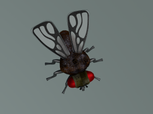 fly 3Dモデル
