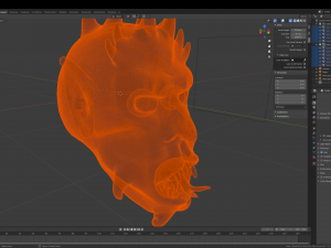 head of monster 3Dモデル
