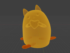 cute cat 3D Print Model