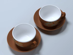 cup and saucer 3D Model