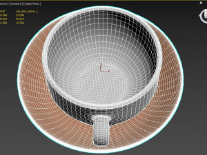 cup and saucer Model 3D
