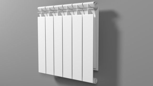 radiator section 3D 모델 .c4d .max .obj .3ds .fbx .stl .blend 