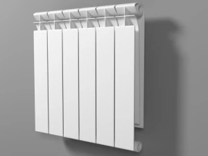 se&ccedil;&atilde;o do radiador Modelo 3D