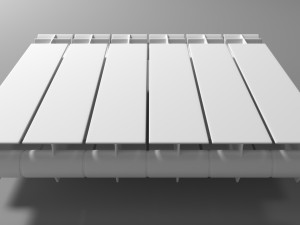 radiator section 3D 모델