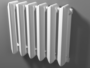 heating radiator cast iron 3D Model