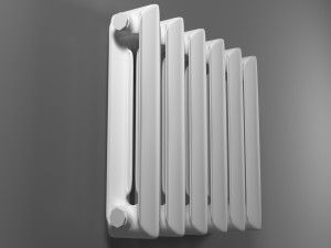 heating radiator cast iron 3Dモデル