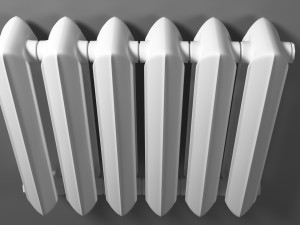 heating radiator cast iron 3Dモデル