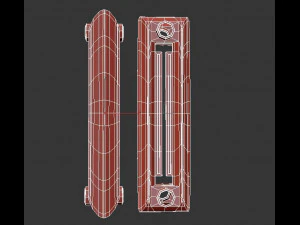heating radiator cast iron 3D Model