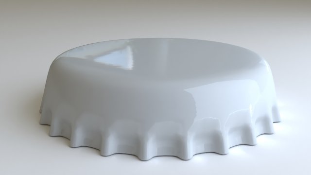 bottle cap 3D 모델 .c4d .max .obj .3ds .fbx .stl .blend 