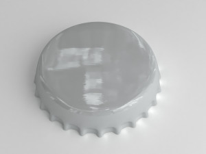 bottle cap 3D 모델
