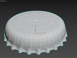 bottle cap 3D 모델