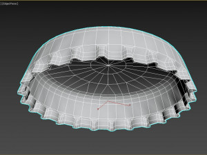 bottle cap 3D 모델
