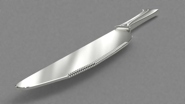 snack knife 3D Model .c4d .max .obj .3ds .fbx .stl .blend 