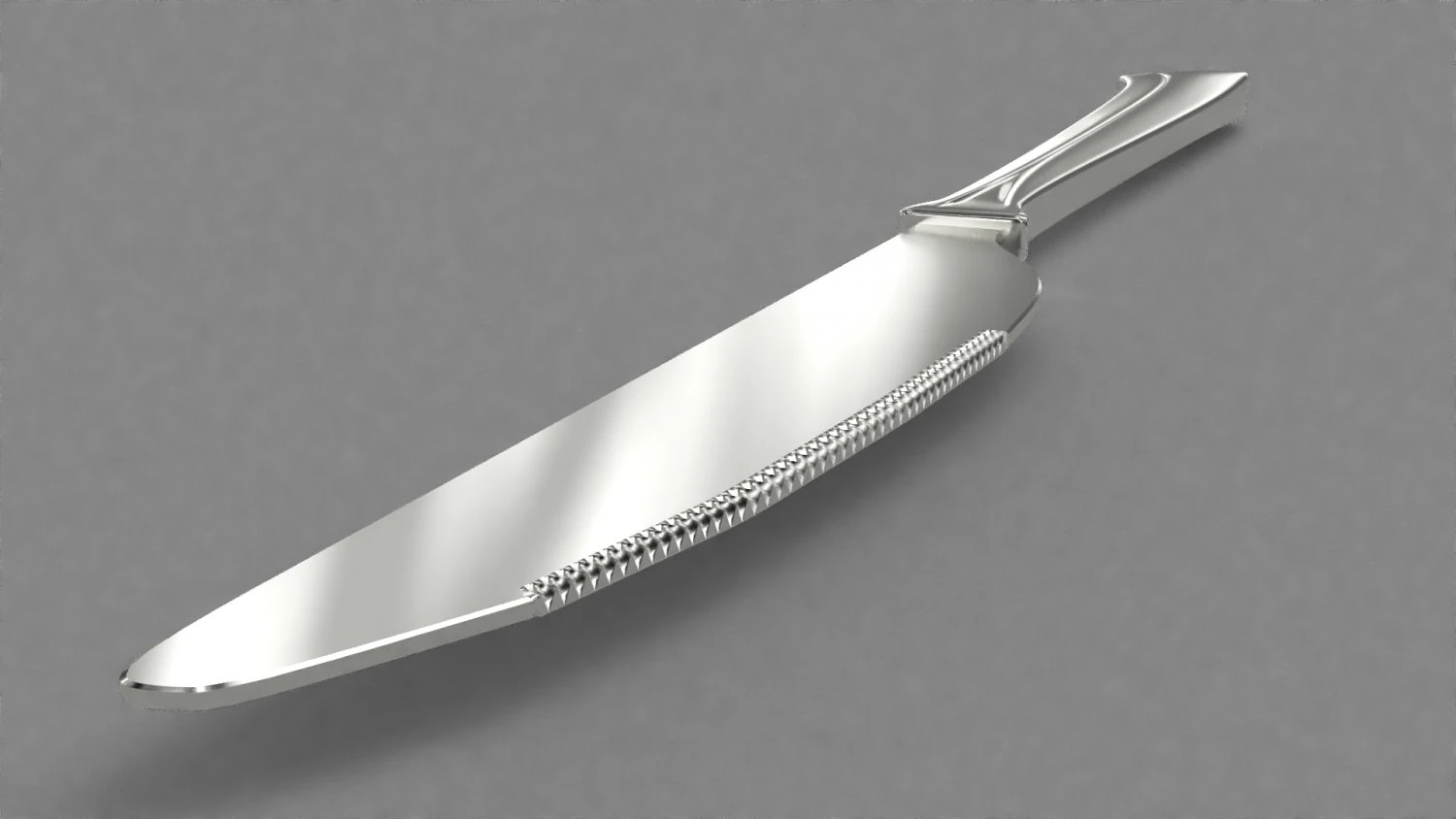 snack knife 3D Model .c4d .max .obj .3ds .fbx .stl .blend