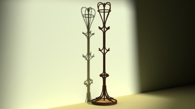 clothes rack 3D Модель .c4d .max .obj .3ds .fbx .stl .blend