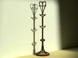 rak pakaian Model 3D