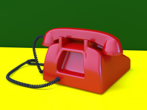 telephone Model 3D