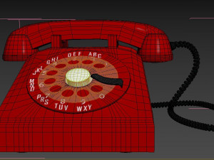 telephone Model 3D