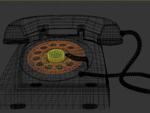 telephone Model 3D