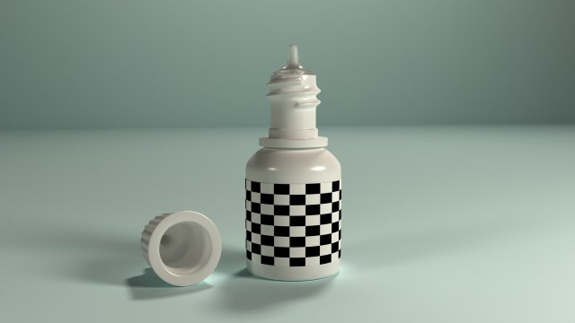 drip bottle 5ml 3Dモデル .c4d .max .obj .3ds .fbx .stl .blend 