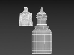 drip bottle 5ml 3Dモデル