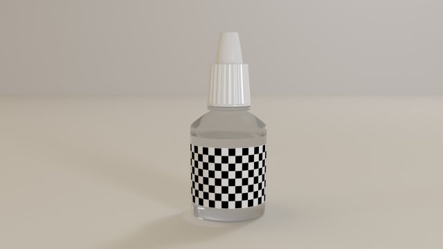drip bottle 10ml Modelo 3D .c4d .max .obj .3ds .fbx .stl .blend 
