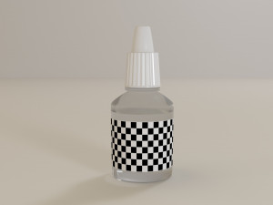 drip bottle 10ml 3D Model
