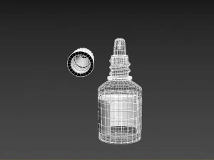 drip bottle 10ml 3D Model