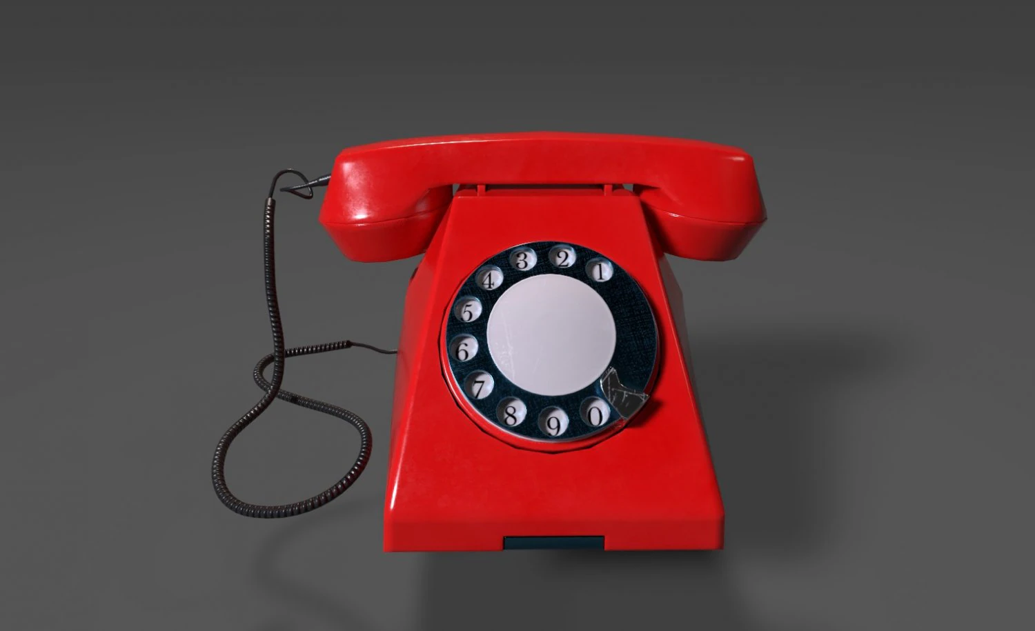 telephone 3D Model .c4d .max .obj .3ds .fbx .stl .blend 