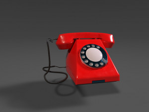 telephone Model 3D