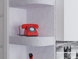 telephone Model 3D
