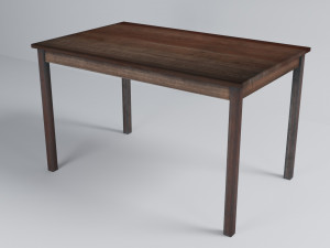 woodentable 3D Model