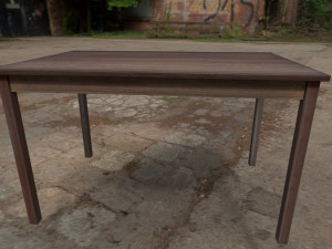 woodentable 3D मॉडल