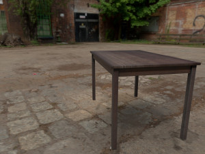 woodentable 3D मॉडल