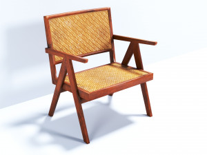 wicker chair 615-530-760mm 3D 模型